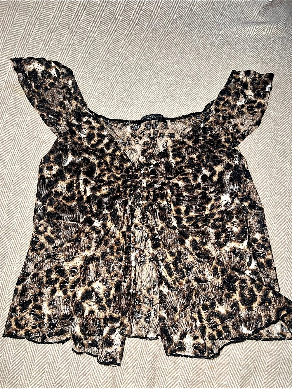 Urban Episode Leopard Print Lace Camisole